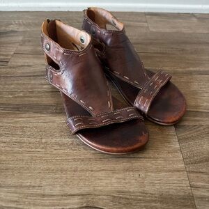 Bed Stu Soto leather sandals brown size 8.5